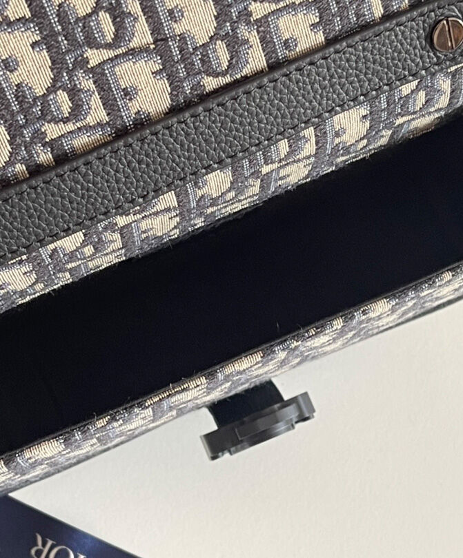 Christian Dior Gallop Messenger Bag Dark Blue